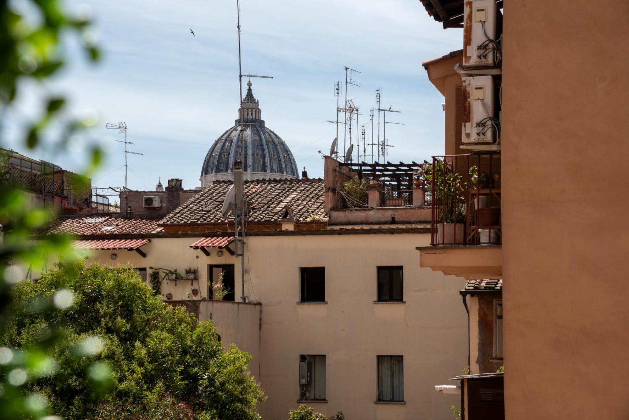 Vatican Boutique Apartment With St Peters Dome View Rom Exteriör bild